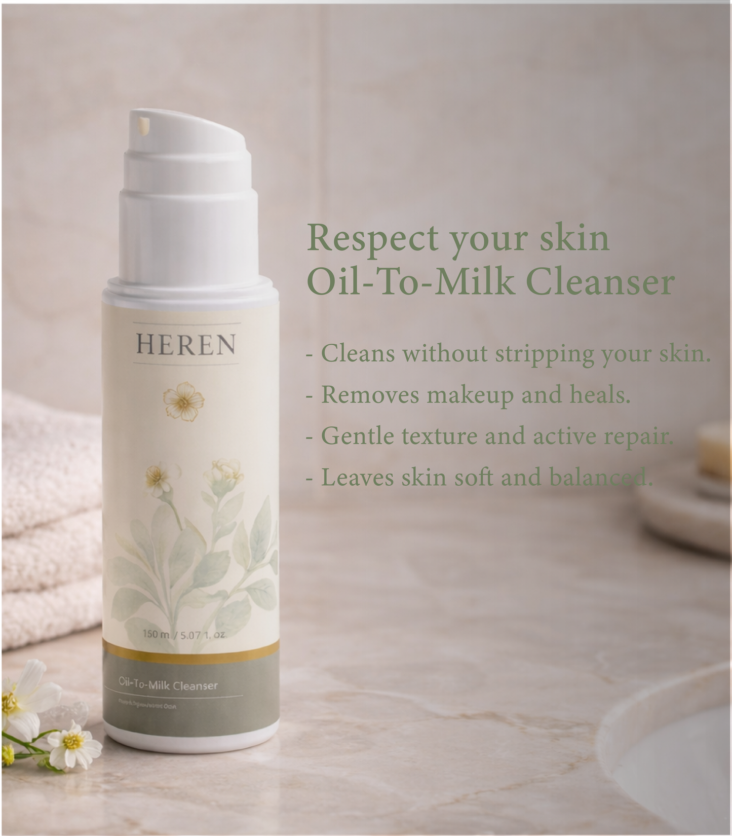 Sensitive Skin Oil-To-Milk Cleanser