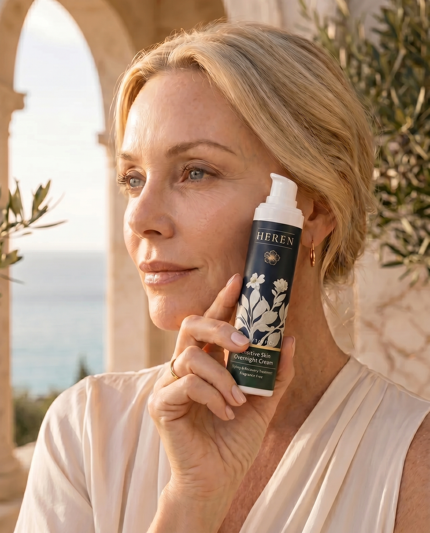 Sensitive Skin Overnight Cream, Fragrance-Free