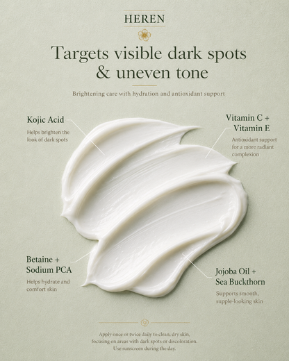 Dark Spot Face Cream with Kojic Acid